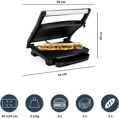 Princess 112425 Panini Grill Pro - Perfectly Grilled Sandwiches & Delicious Meals at Home!